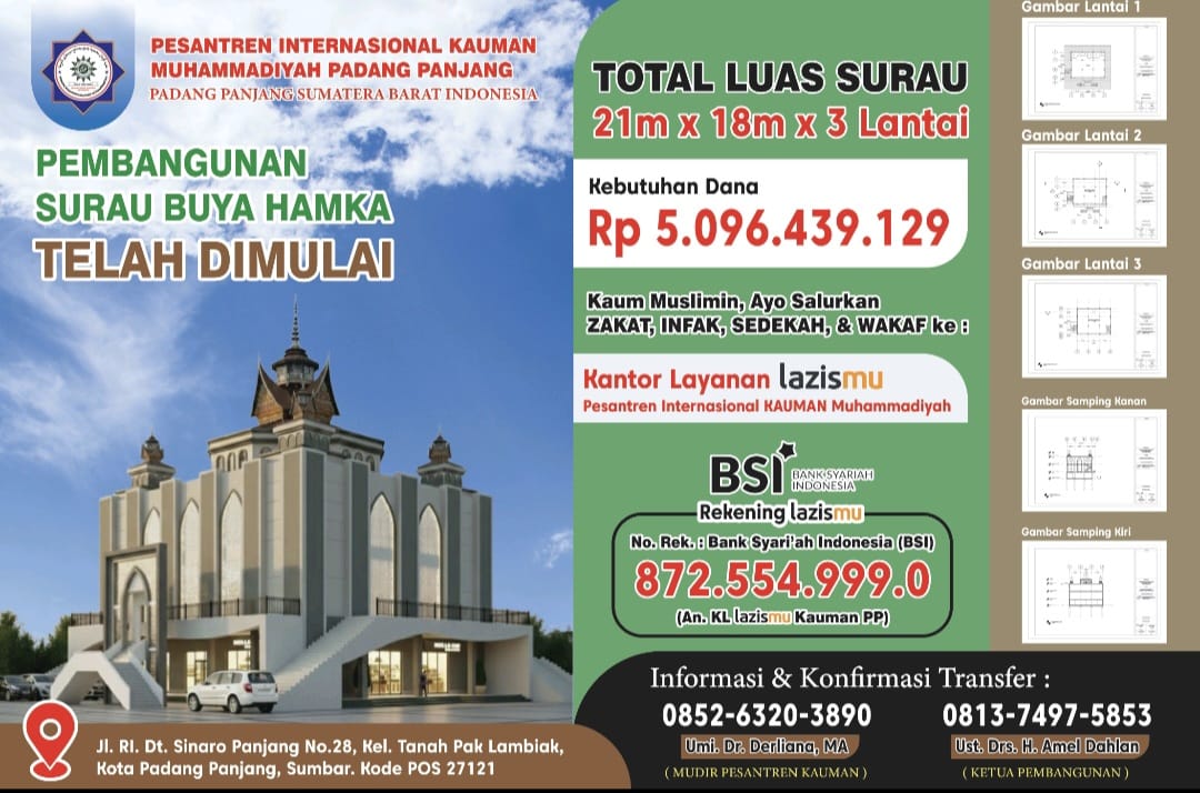 Program Pembangunan Surau Buya Hamkan