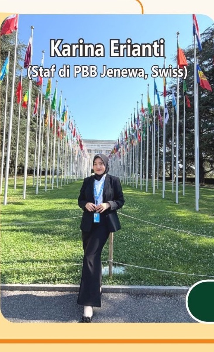 Karina Erianti, staf Kedutaan Indonesia di PBB Jenewa, Swiss